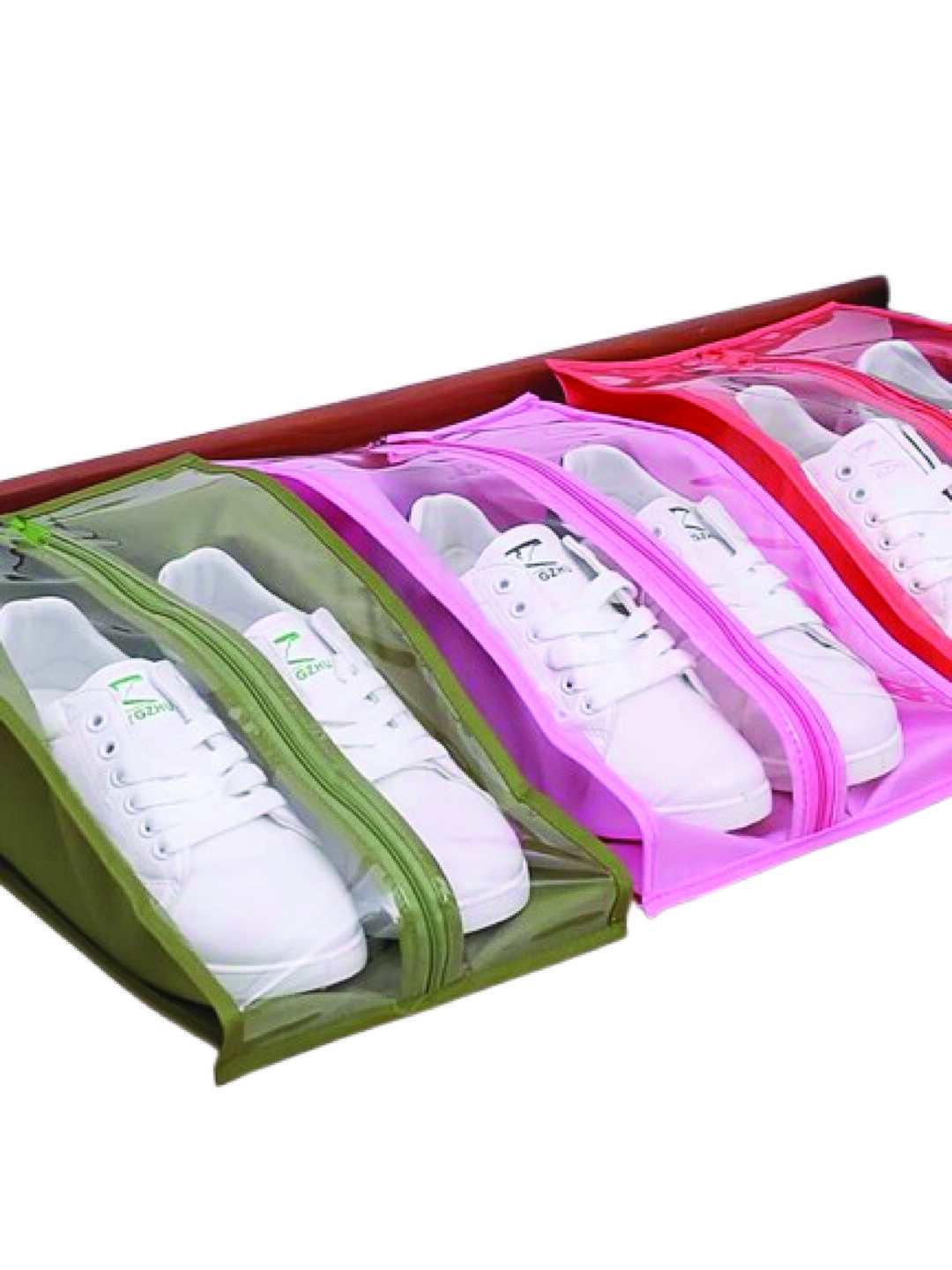 Center Zipper Shoe Bag for Pair of Shoes