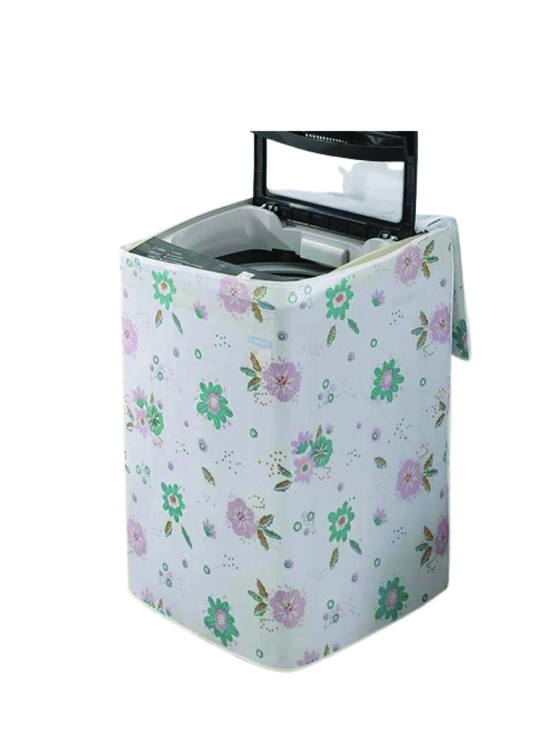 Floral Waterproof Washing Machine Cover