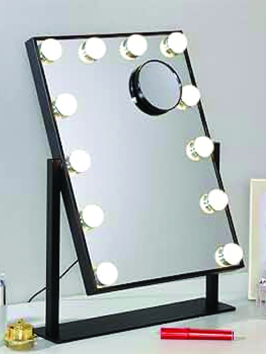 "Vanity Light LED Bulbs for Makeup Mirror Stand - 10 Bulbs with 3 Adjustable Light Modes"