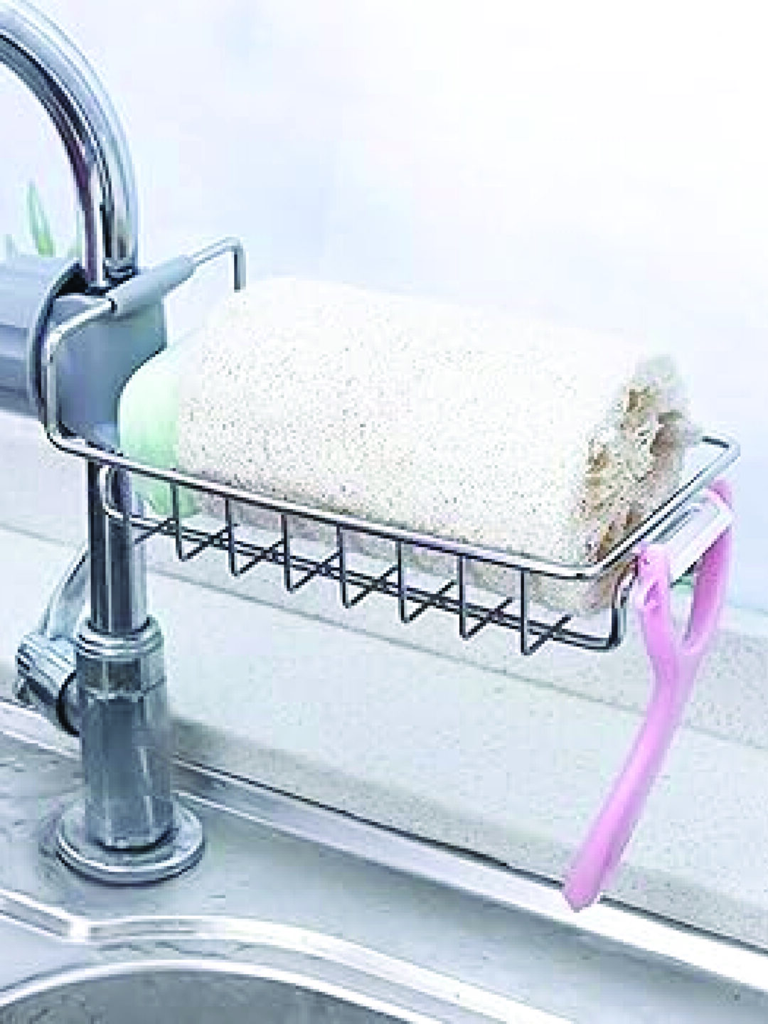 Kitchen Stainless Steel Faucet Rack