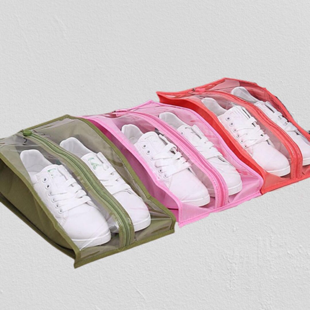 Center Zipper Shoe Bag for Pair of Shoes - Image 4