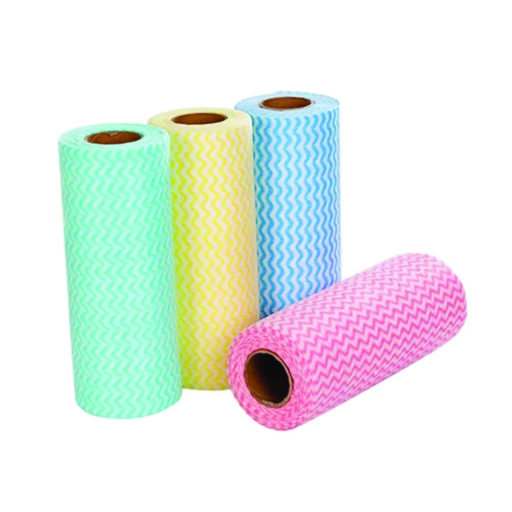 Kitchen Reusable Cleaning Wipe Tissue Roll