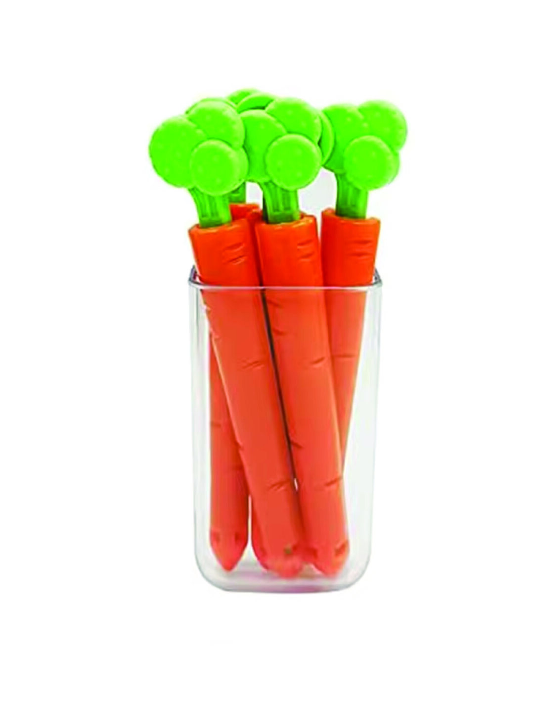 5 Pcs Food Snack Bag Sealing Clips Carrot-Shaped
